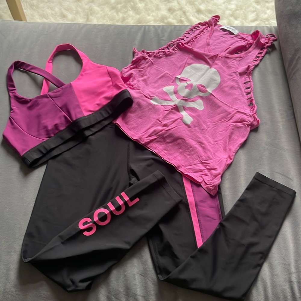 Soul by Soul Cycle Bra Tank Leggings